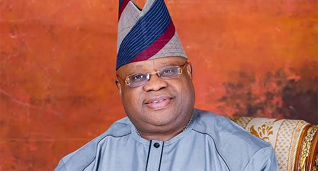 I sacrifice my N600m monthly security votes for project funding – Governor Adeleke