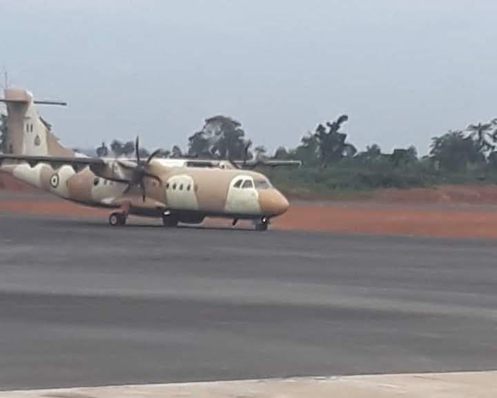 1st aircraft lands at newly constructed Ekiti airport