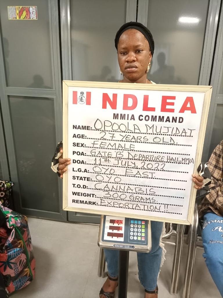 NDLEA arrests 27-year-old woman with drugs concealed in fetish bowls